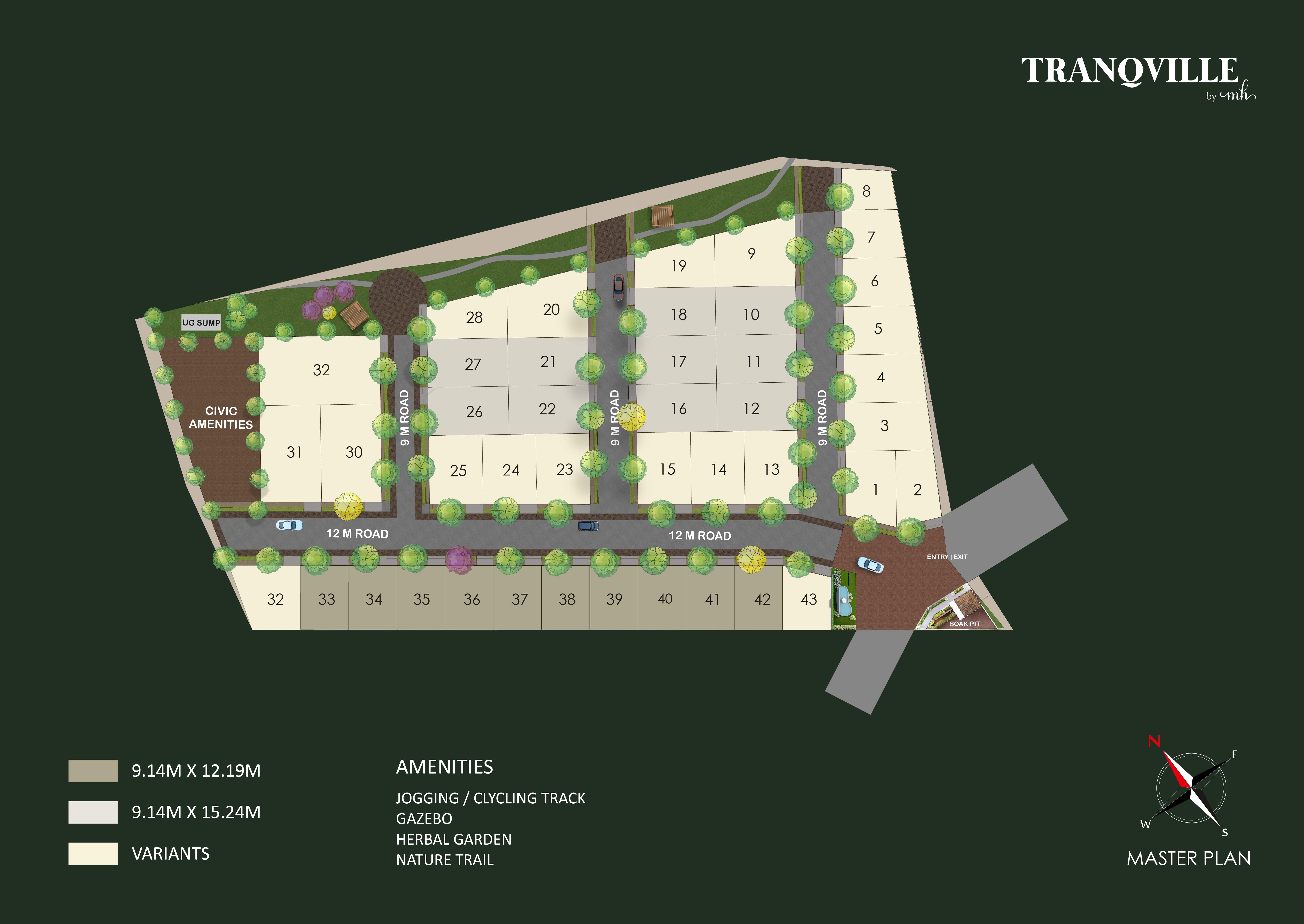 Tranqville by MH | Villa Plots near nandi hills